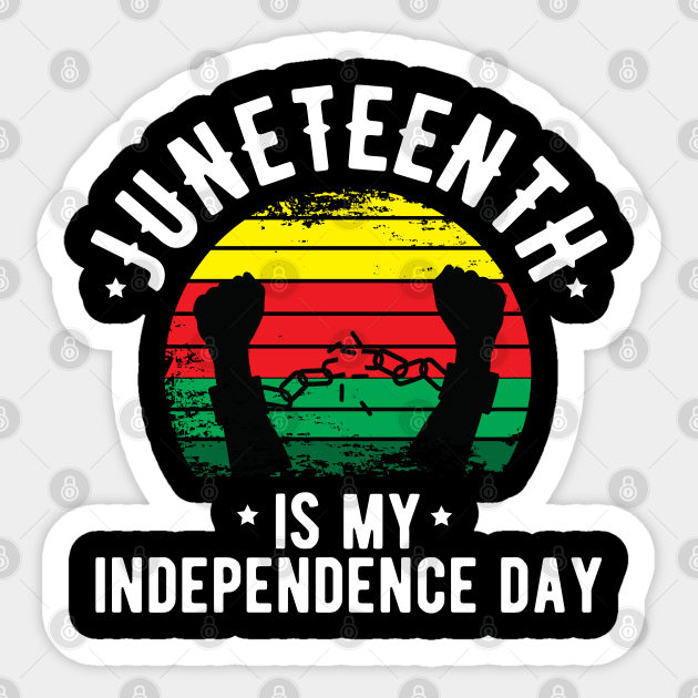 Juneteenth juneteenth gift Sticker by Gaming champion